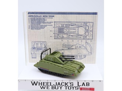 Armadillo 100% Complete GI Joe 1985 Hasbro Vintage Action Figure Vehicle