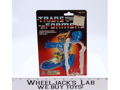 Seaspray Cardback 1985 Vintage Hasbro G1 Transformers Action Figure