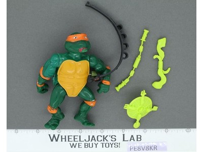 Rock N Roll Michaelangelo 100% Complete Teenage Mutant Ninja Turtles 1989 Action
