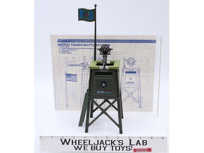 Watch Tower 100% Complete 1984 G.I. Joe Hasbro Action Figure Vintage