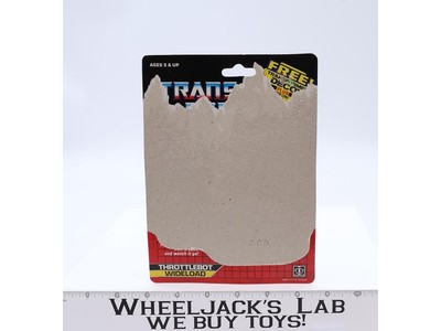 Wideload Cardback 1987 Vintage Hasbro G1 Transformers Action Figure