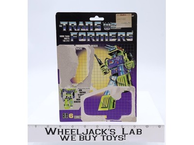 Mixmaster Devastator Cardback Vintage 1985 G1 Transformers Action Figure