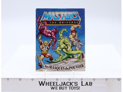 Masks Of Power FRENCH CANADIAN Mini Comic Book He-Man MOTU