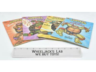 Lof of 4 Books and 1989 Poster TMNT Teenage Mutant Ninja Turtle Mirage