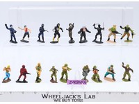 Lot of 18 Micro Figures G.I. Joe 1989 Hasbro Mini Action Figures