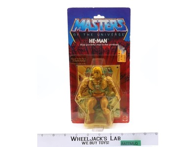 He-Man 12-Back Masters of the Universe MOTU 1982 Mattel Vintage NEW SEALED