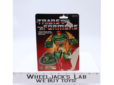 Cosmos Cardback Vintage 1986 G1 Transformers Hasbro Action Figure