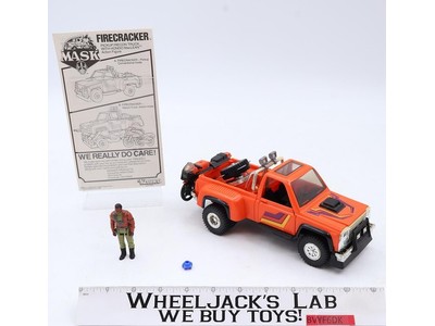 Firecracker 100% Complete MASK M.A.S.K. 1985 Kenner Vintage Action Figure