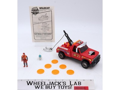 Wildcat W/Buddy Clutch Hawkins 100% Complete MASK M.A.S.K. 1987 Kenner Vintage