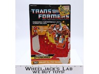 Afterburner Cardback 1987 Vintage Hasbro G1 Transformers Action Figure UNPUNCHED