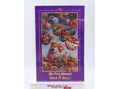 Madballs Full Lineup Go for Gross & Have a Ball 1986 11×17 Poster RARE