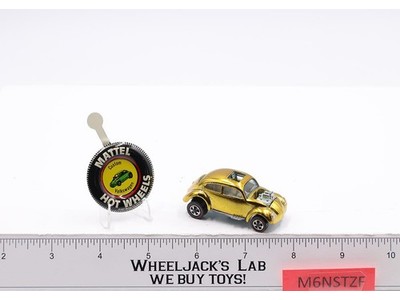 Custom Volkswagen w/ Button COPPER w/ Button Hot Wheels 1967 1968 Redline Vtg