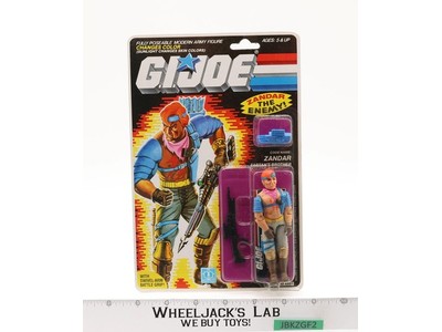 Zandar The Enemy 34-Back GI Joe 1985 Hasbro Vintage Action Figure NEW SEALED