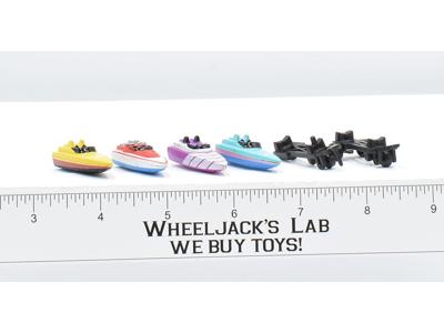 Power Boats &amp; Trailers Lot of 4 Collection Set Micro Machines Lewis Galoob