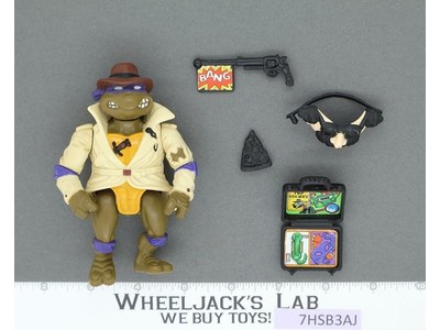 Don the Undercover Turtle 100% Complete TMNT Playmates 1990 Vintage Figure