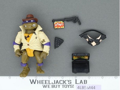 Don the Undercover Turtle 100% Complete TMNT Playmates 1990 Vintage Figure