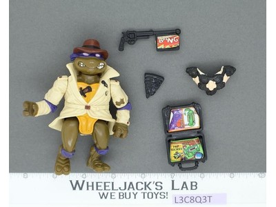 Don the Undercover Turtle TMNT Playmates 1990 Vintage Action Figure