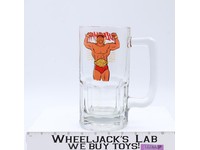 Hulk Hogan Hulkamania 32oz Large Glass Beer Mug 1985 Titan Sports