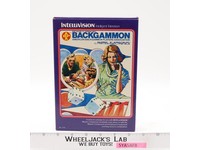 Backgammon W/ Box + Manual Intellivision 1979 Mattel Electronics Game Cartridge