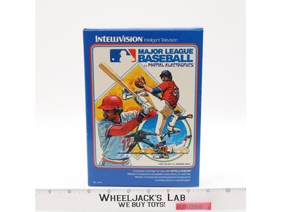 Major League Baseball W/ Box + Manual Intellivision 1979 Vintage Game Cartridge
