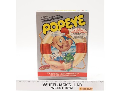 Popeye W/ Box + Manual ATARI 2600 1982 Parker Brothers Vintage Game Cartridge