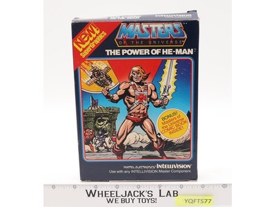 Masters of the Universe The Power of He-Man W/ Box + Manual Intellivision Game