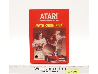 Math Gran Prix ATARI 2600 1982 Vintage Game Cartridge NEW SEALED