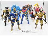 Lot of 7 10" X-Men Marvel DC Comics Toybiz Action Figures