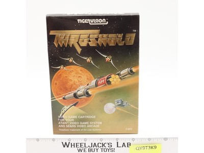 Threshold W/ Box + Manual Atari 2600 1982 TigerVision Vintage Game Cartridge