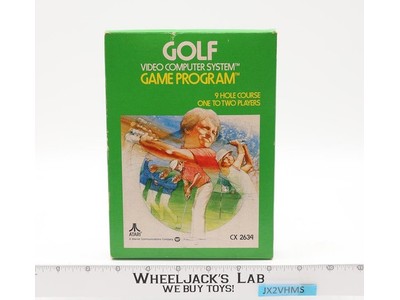 Golf W/ Box + Manual ATARI 2600 1980 Game Cartridge