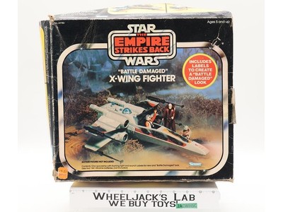 Battle Damaged X-Wing 100% Complete W/Box Star Wars 1977 Kenner