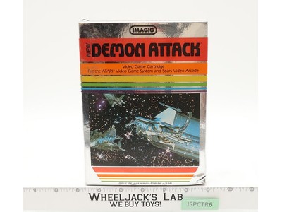 Demon Attack W/ Box + Manual ATARI 2600 1982 Imagic Game Cartridge