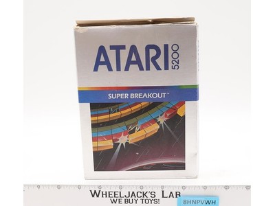 Super Breakout W/ Box + Manual ATARI 5200 1982 Vintage Game Cartridge