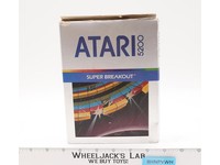 Super Breakout W/ Box + Manual ATARI 5200 1982 Vintage Game Cartridge