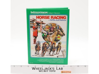 Horse Racing W/ Box + Manual Intellivision 1979 Mattel Game Cartridge
