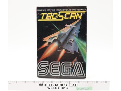 Tac-Scan W/ Box + Manual ATARI 2600 1983 SEGA Enterprises Vintage Cartridge