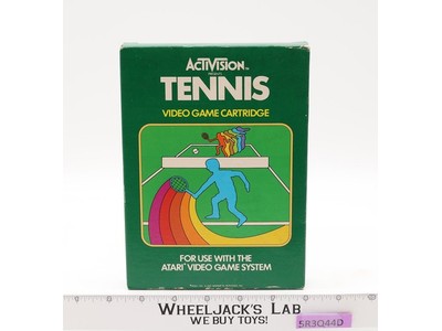 Tennis W/ Box + Manual ATARI 2600 1981 Activision Game Cartridge