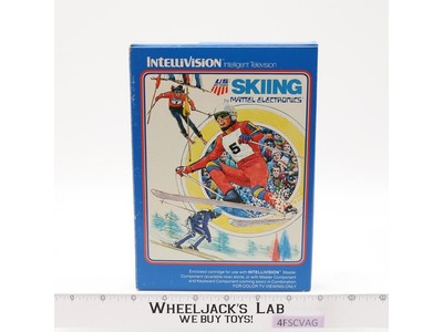 Skiing W/ Box + Manual Intellivision 1980 Mattel Electronics Game Cartridge