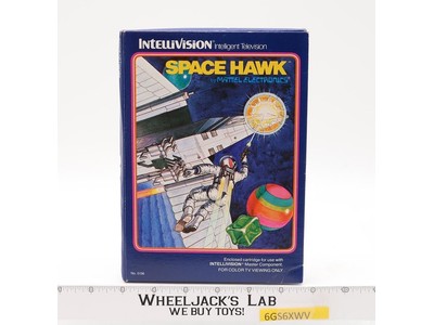 Space Hawk W/ Box + Manual Intellivision 1981 Mattel Electronic Game Cartridge