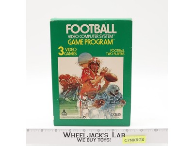 Football W/ Box + Manual ATARI 2600 1978 Game Cartridge
