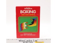 Boxing W/ Box + Manual ATARI 2600 1980 Vintage Game Cartridge