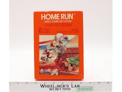 Home Run W/ Box + Manual ATARI 2600 1978 Game Cartridge