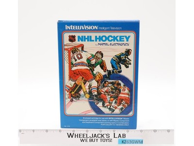 NHL Hockey W/ Box + Manual Intellivision 1979 Mattel Vintage Game Cartridge