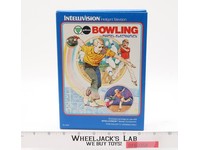 Bowling W/ Box + Manual Intellivision 1980 Mattel Electronics Game Cartridge