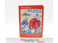 Sea Battle W/ Box Intellivision 1980 Mattel Electronic Vintage Game Cartridge