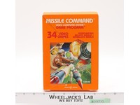 Missile Command W/ Box + Manual ATARI 2600 1980 Game Cartridge