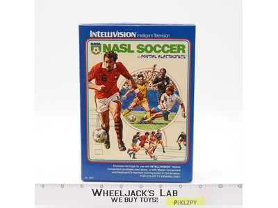 NASL Soccer W/ Box + Manual Intellivision 1979 Mattel Electronics Game Cartridge