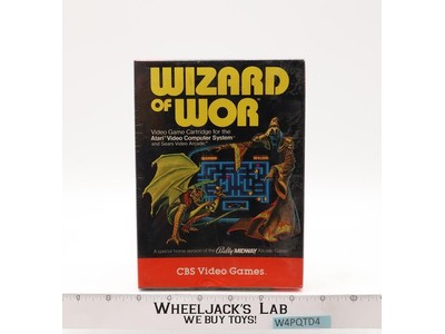 Wizard of Wor Atari 2600 1982 CBS NEW SEALED Video Game Cartridge
