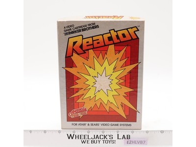 Reactor W/ Box + Manual ATARI 2600 1982 Parker Brothers Vintage Game Cartridge