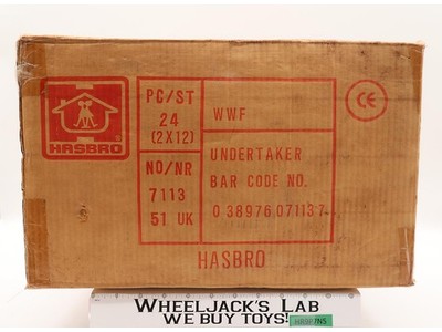 WWF Undertaker Hasbro 1992 24 Pk Figure Master Factory Shipping Case Carton Box